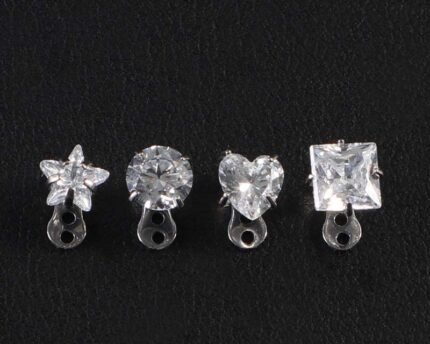 Dermal jewelry with anchor (5mm)